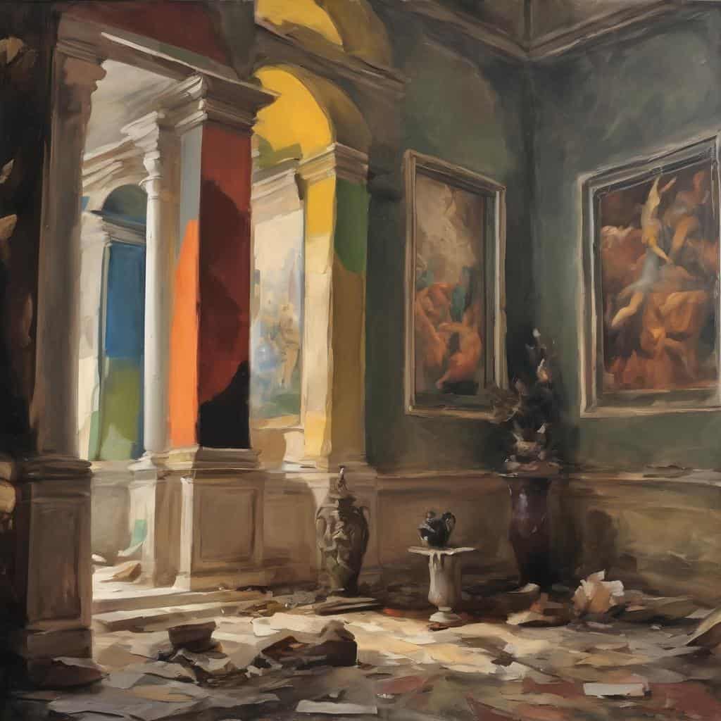 Κλασική τέχνη και διακόσμηση σε πινελιές ζωγραφικής, επηρεάζοντας το σήμερα με πολιτισμό και τέχνη.